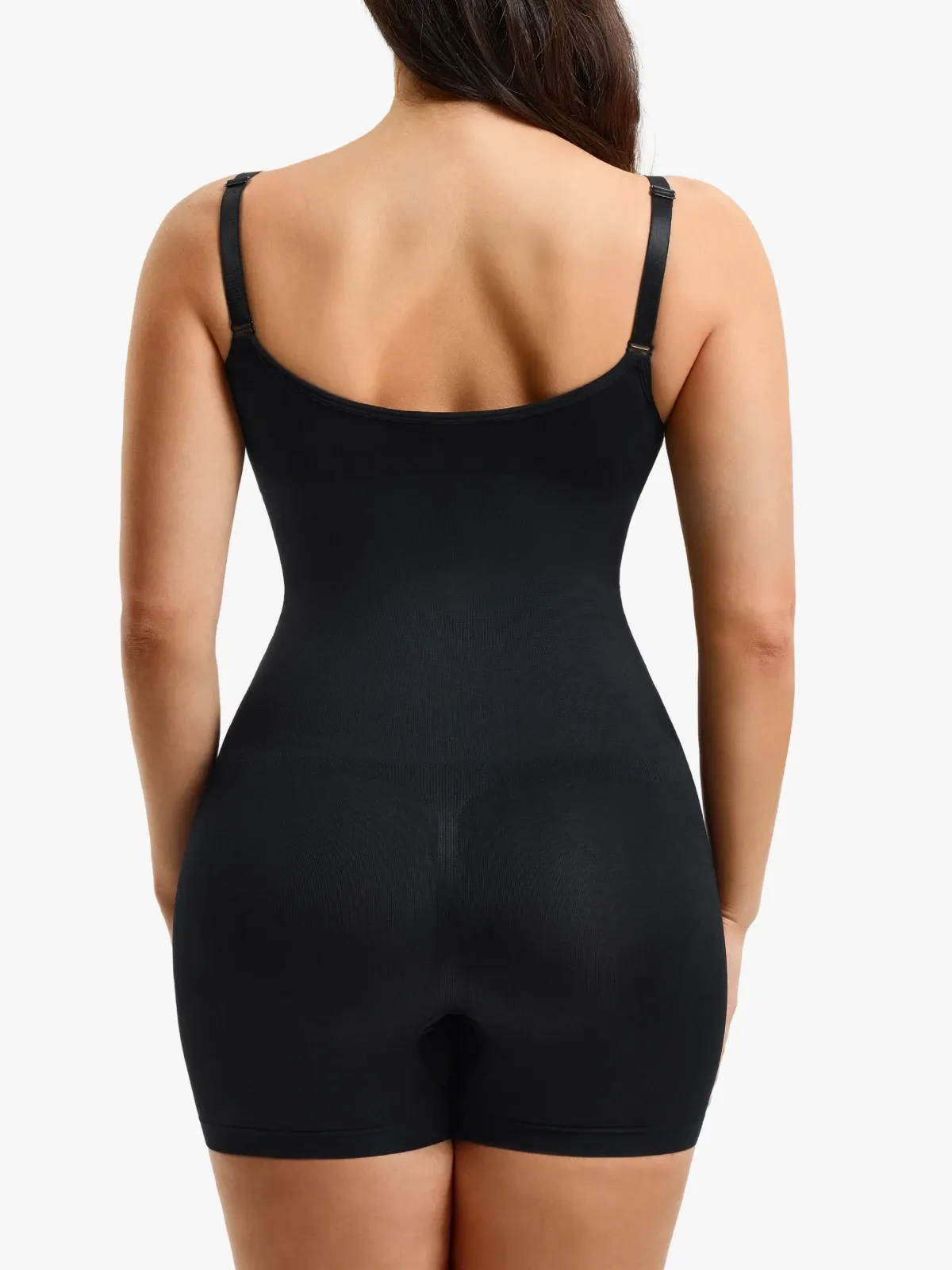 Mesh Double Smoothing Tank Mid-Thigh Bodysuit