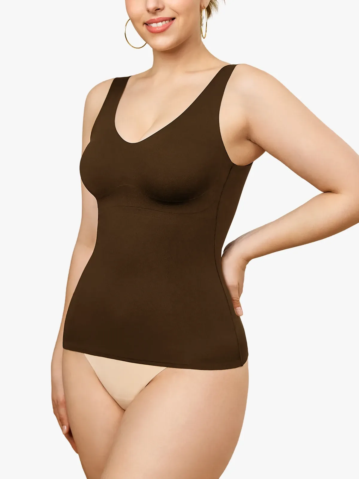 Seamless Tummy Control Smoothing Shaper Tank Top