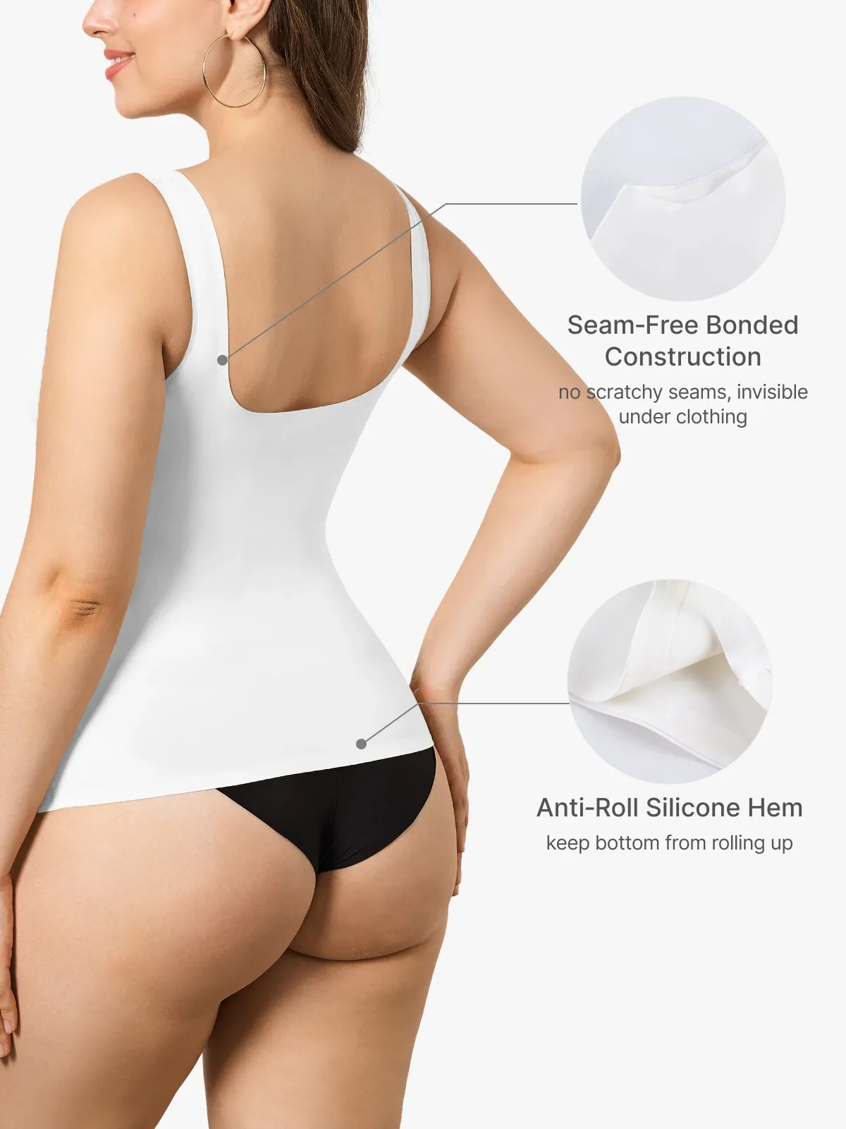 Seamless Tummy Control Smoothing Shaper Tank Top