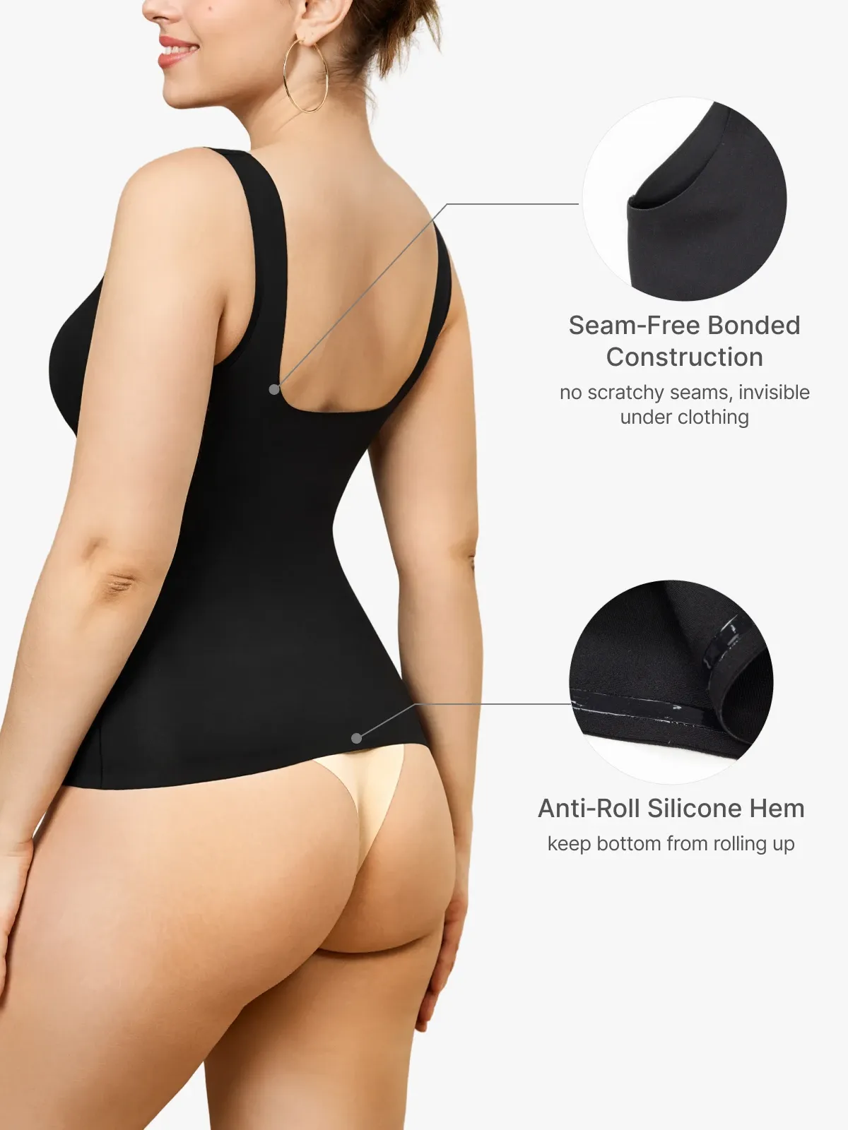 Seamless Tummy Control Smoothing Shaper Tank Top