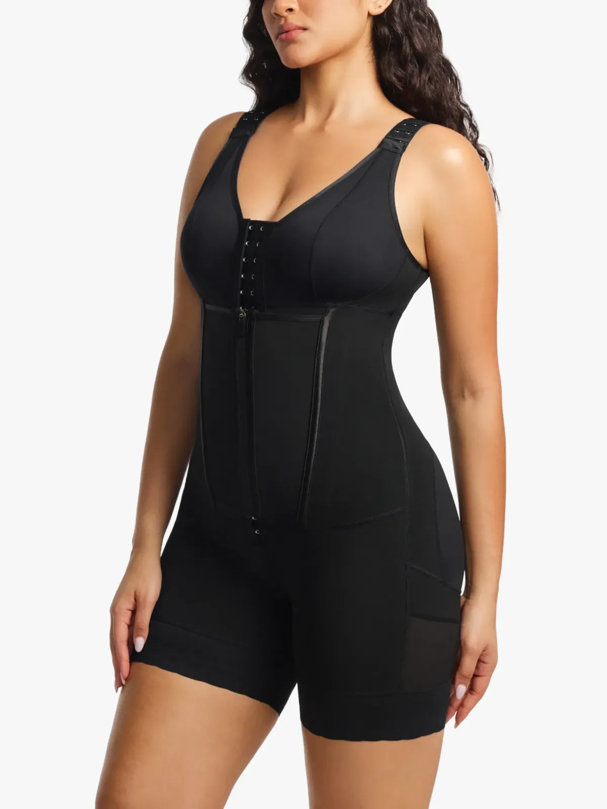 Firm Tummy Control Mid-Thigh Bodysuit