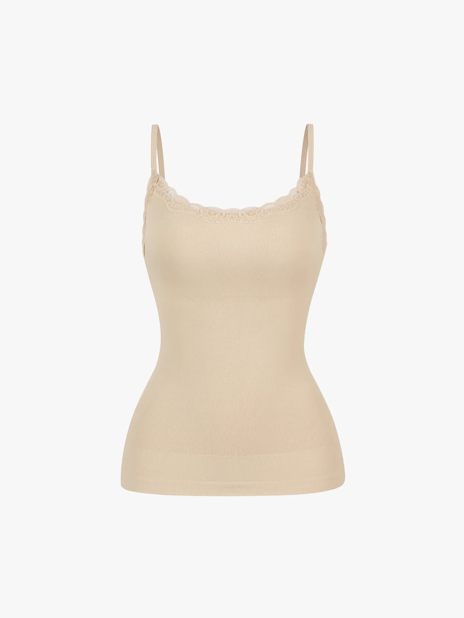 Lace Trimmed Tummy Control Cami 