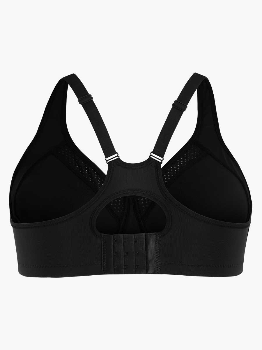 Wireless Racerback Workout Running Fitness Sports Bra Adjustable-Brabic