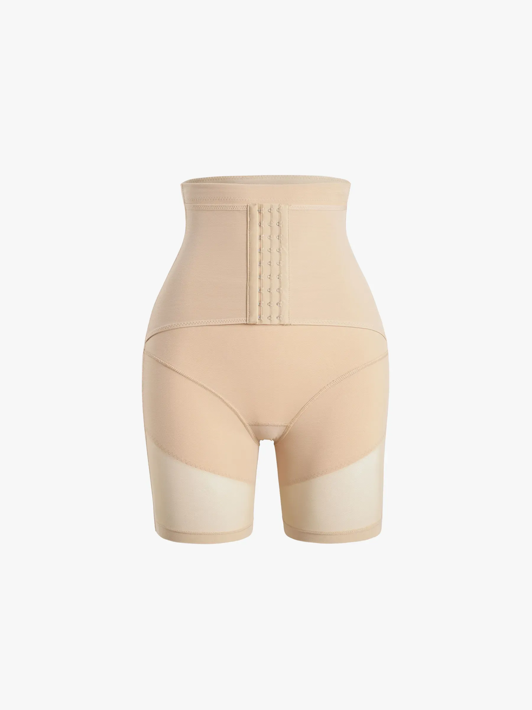 Mesh High-Waist Tummy Control Butt Lifting Shorts