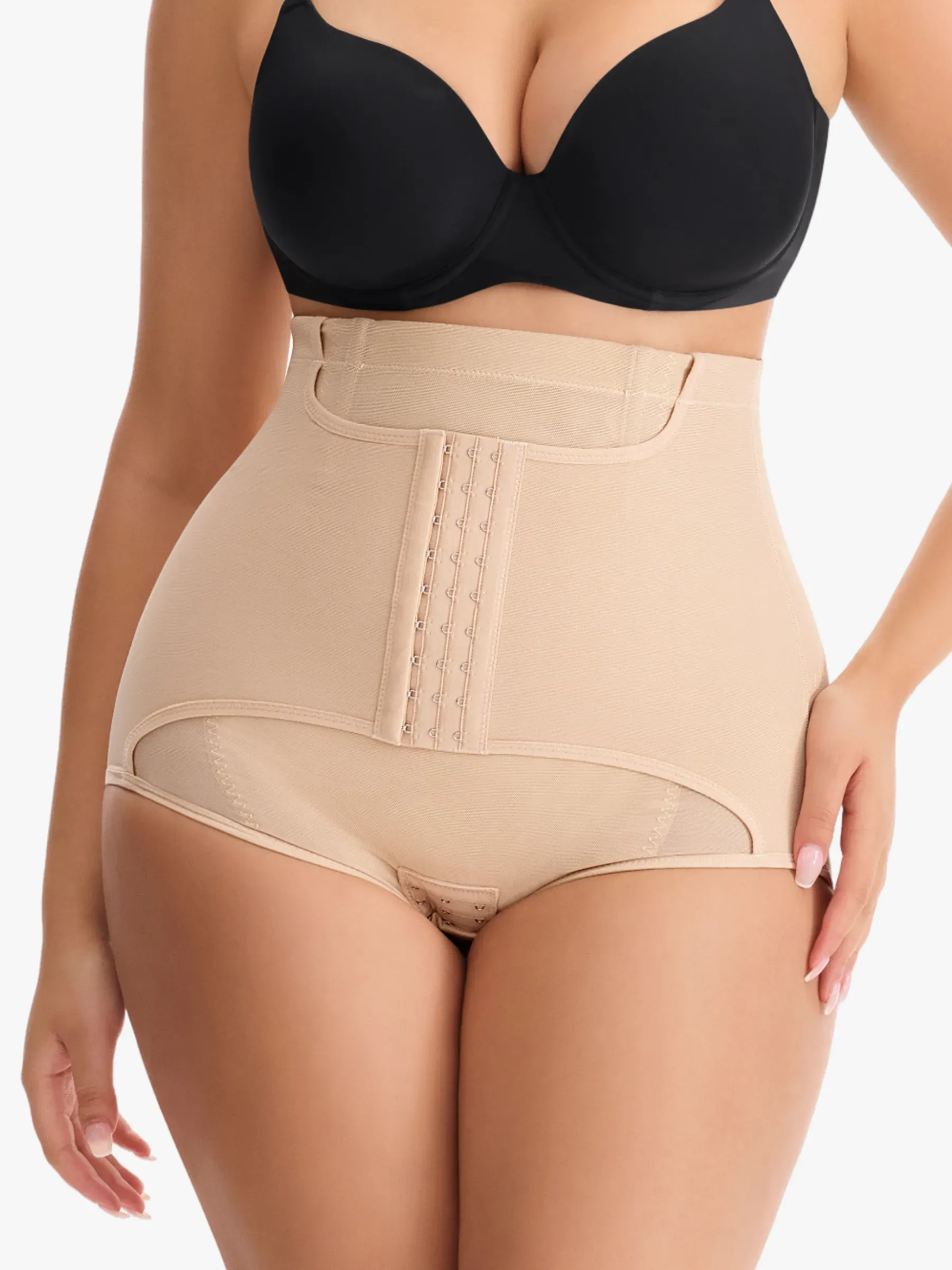 Mesh High-Waist Tummy Control Panty