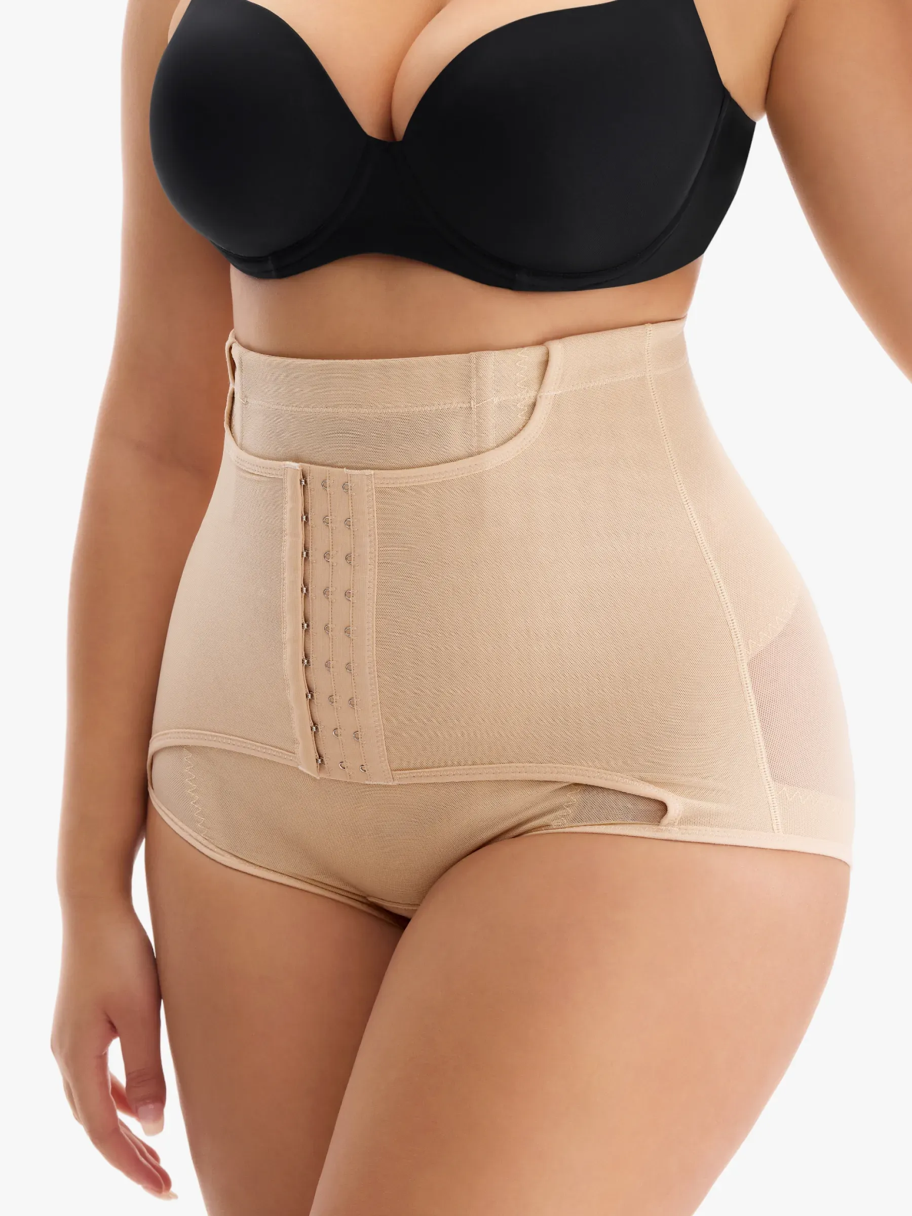 Mesh High-Waist Tummy Control Panty