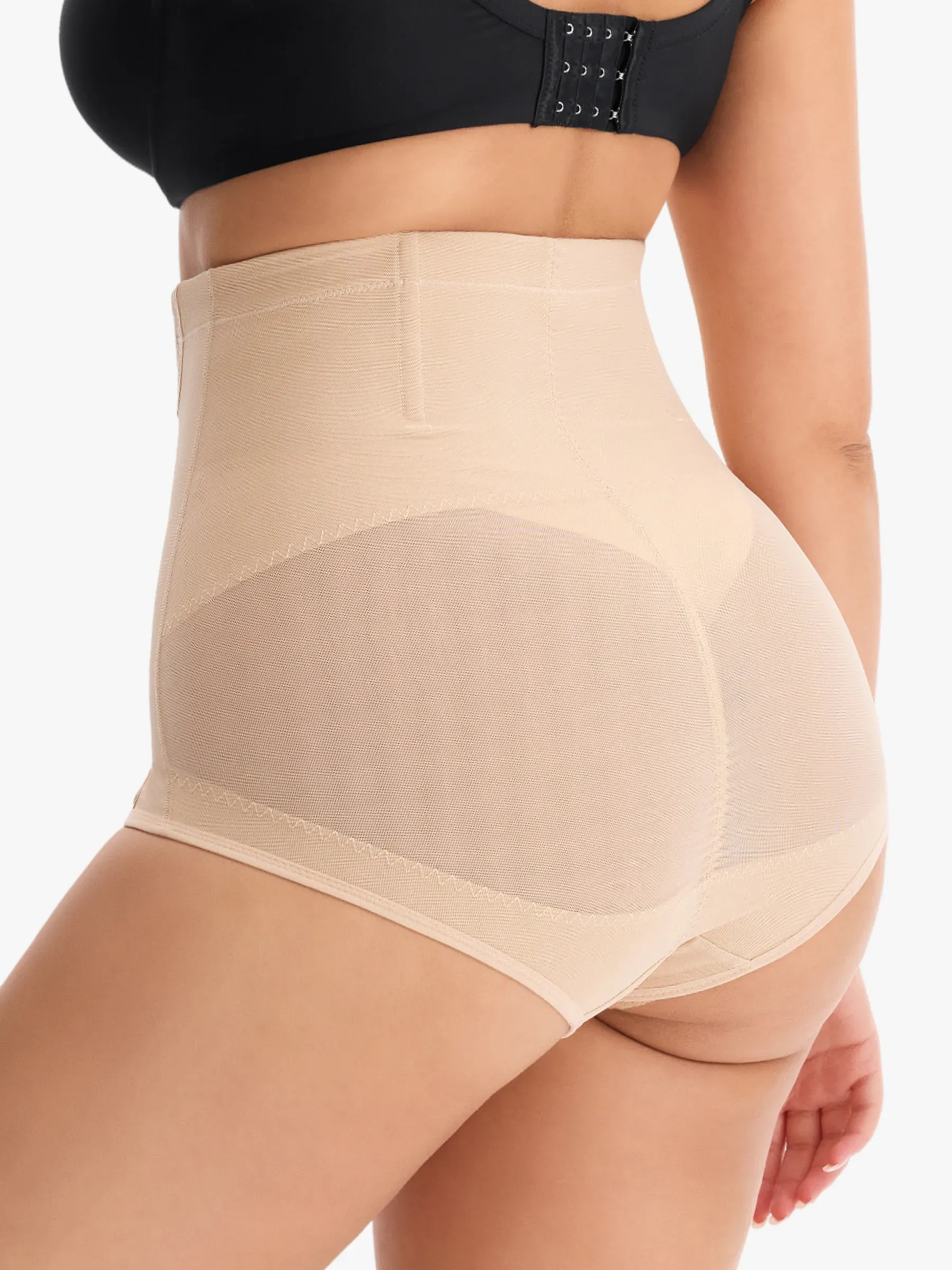 Mesh High-Waist Tummy Control Panty