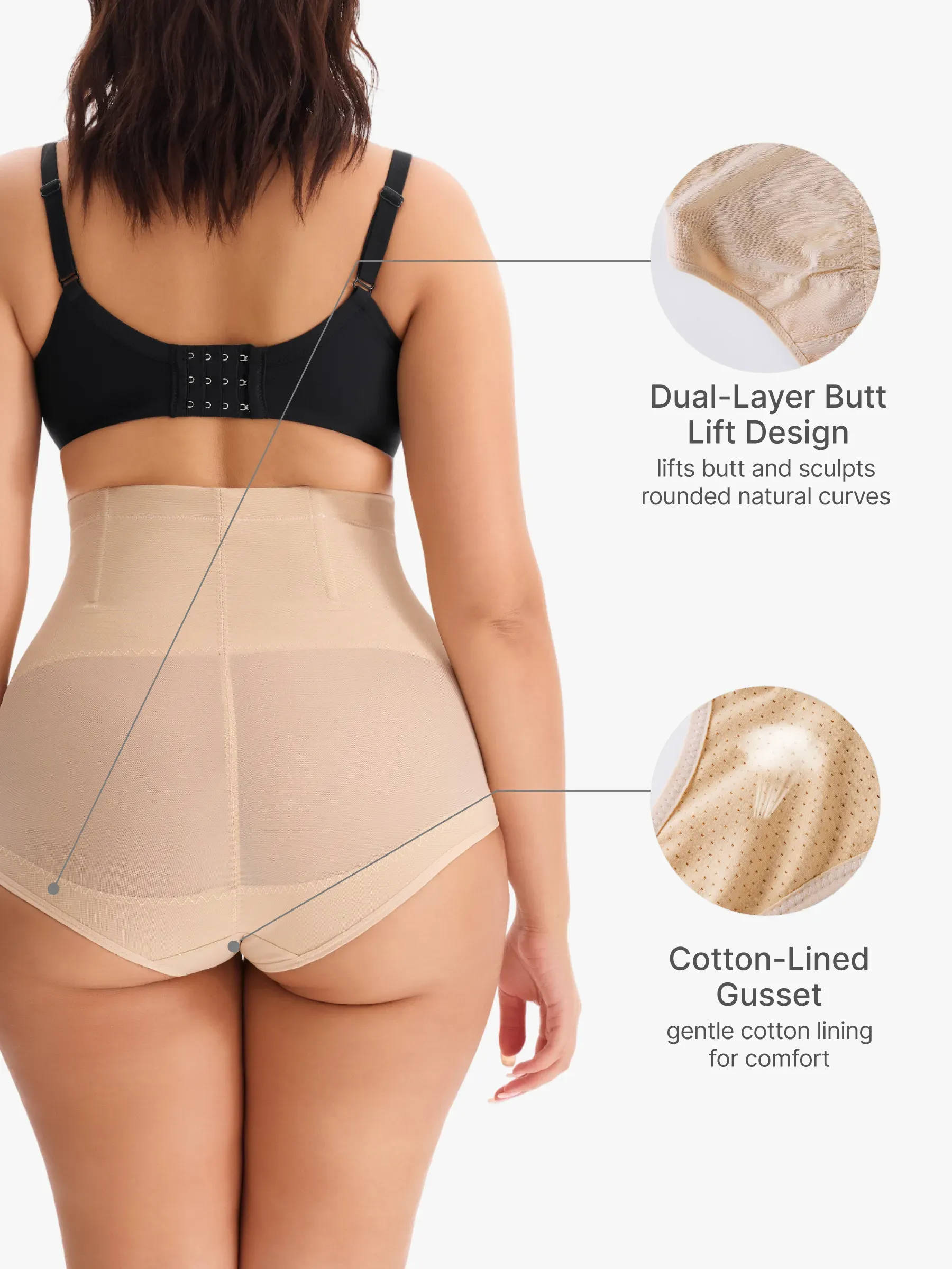 Mesh High-Waist Tummy Control Panty