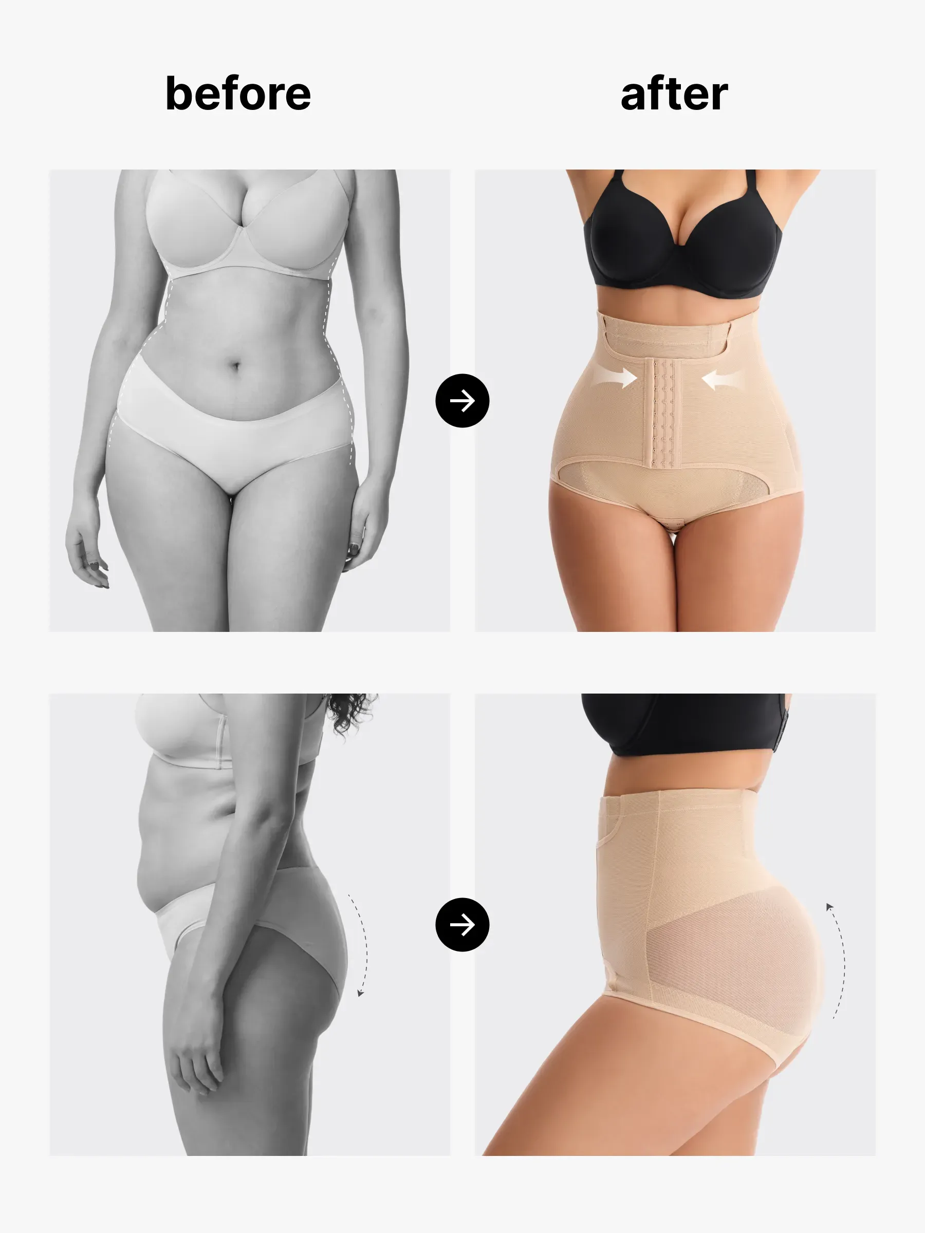 Mesh High-Waist Tummy Control Panty
