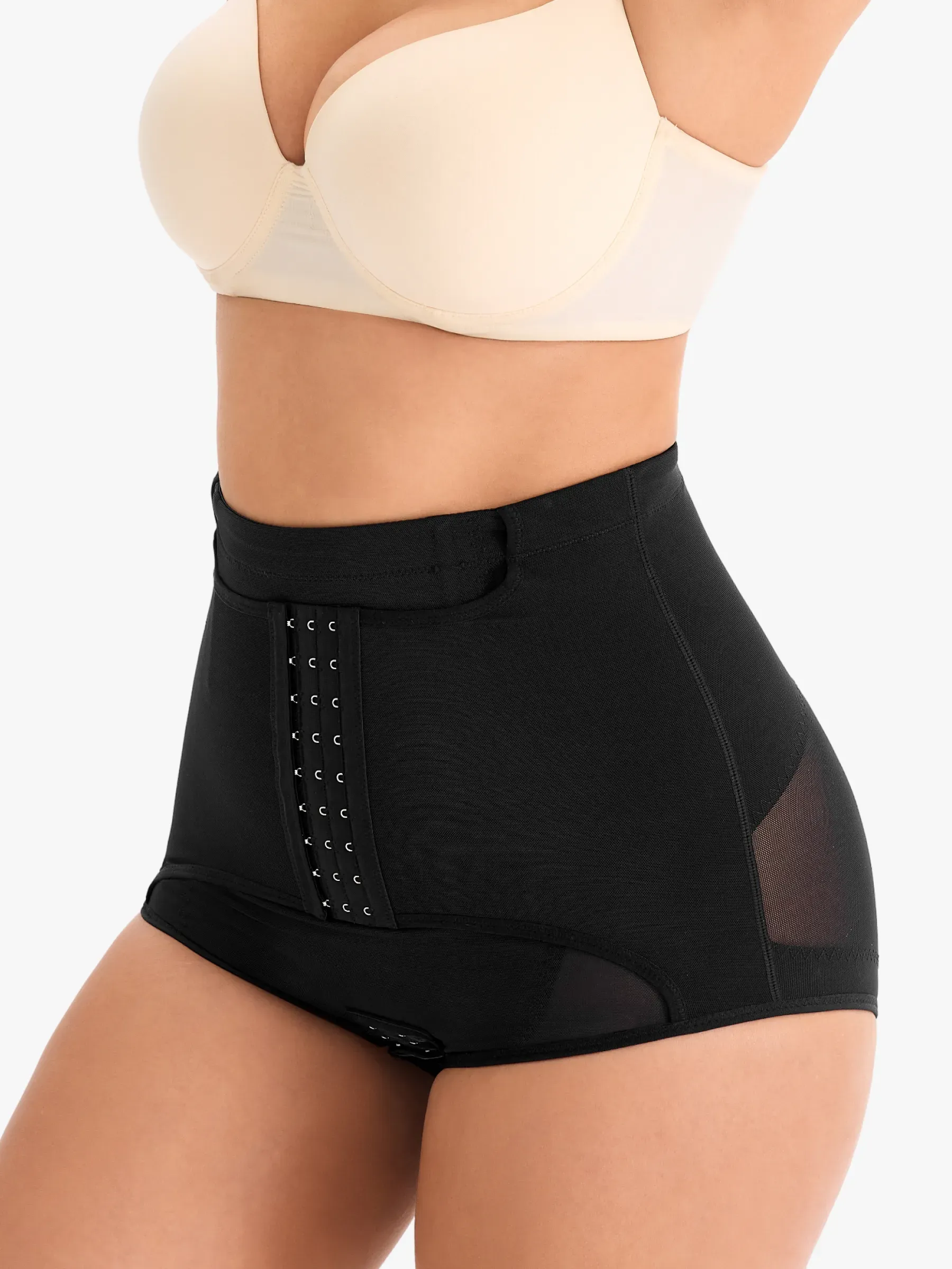 Mesh High-Waist Tummy Control Panty