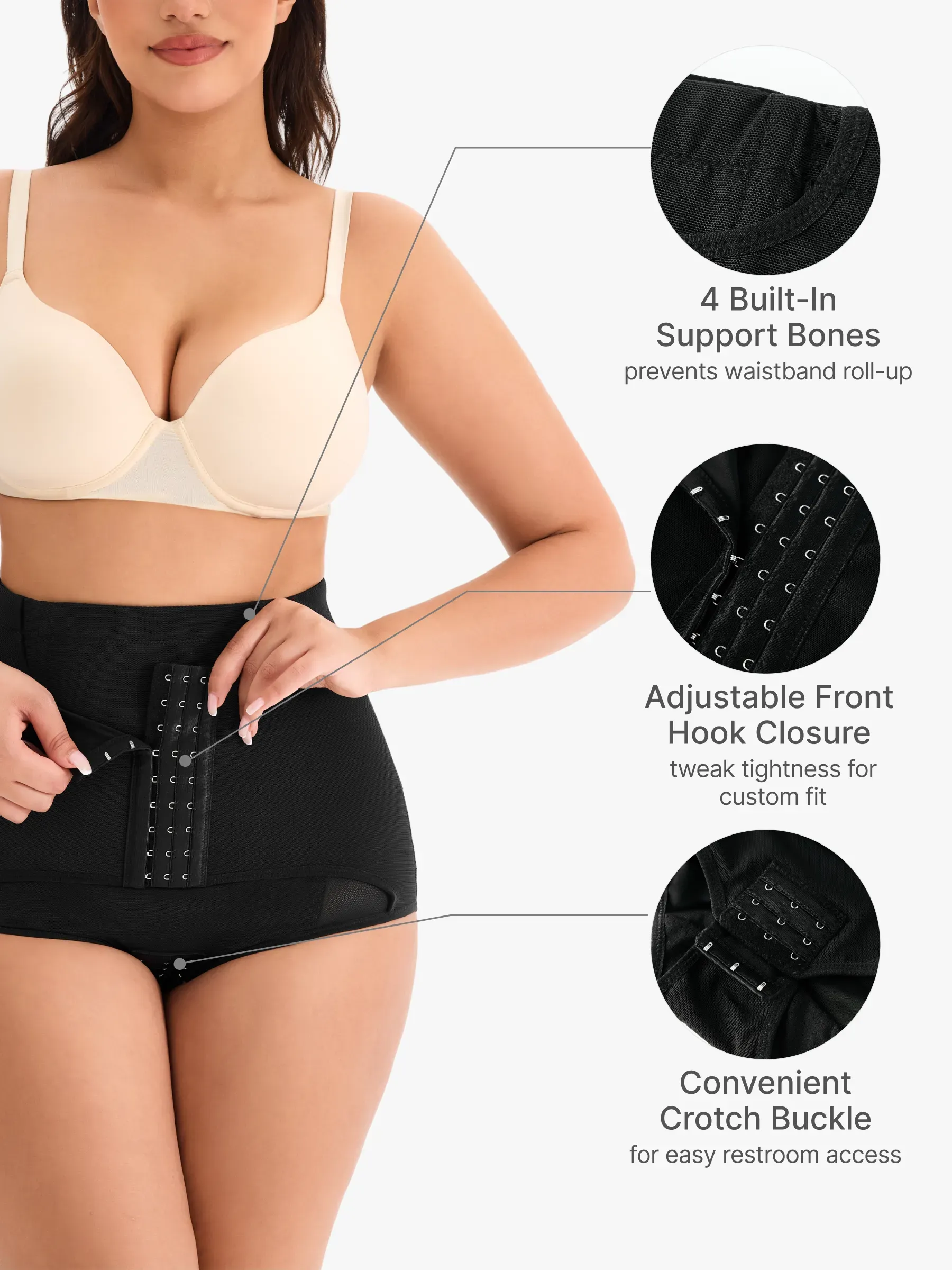 Mesh High-Waist Tummy Control Panty