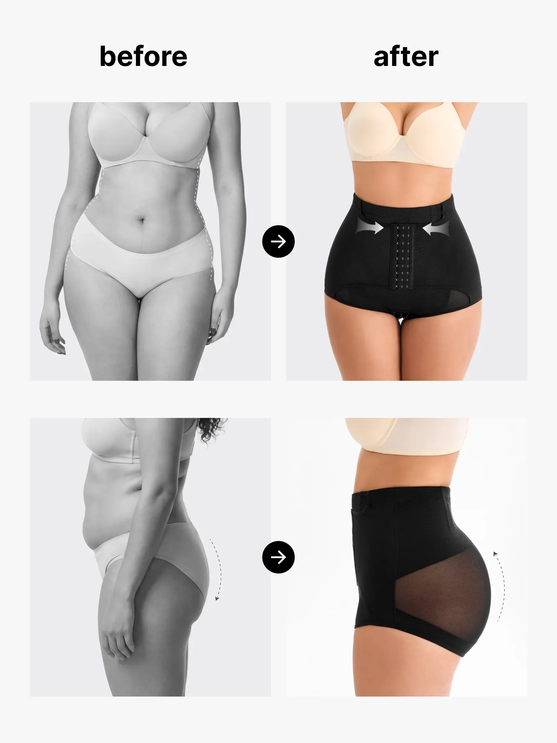 Mesh High-Waist Tummy Control Panty