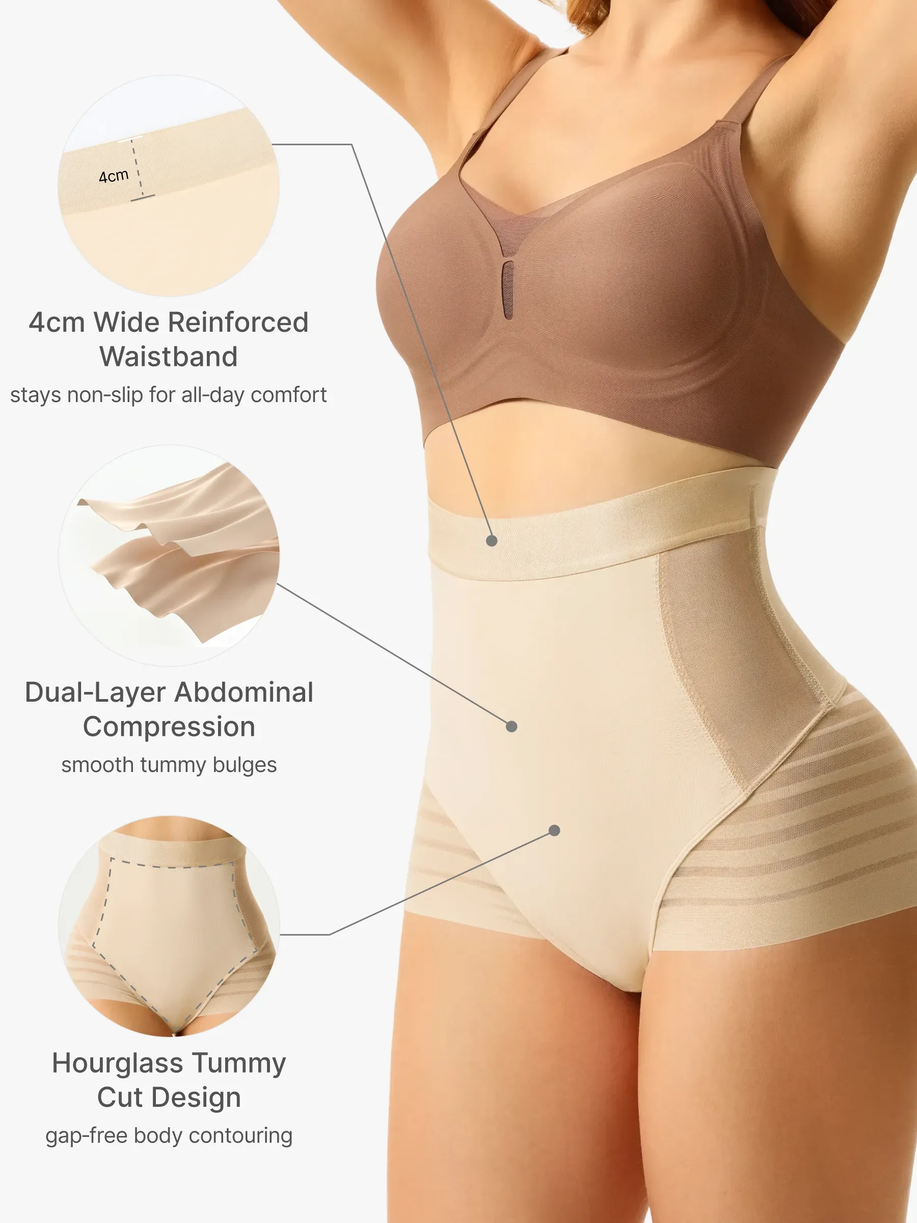Sheer Mesh Tummy Control Panty