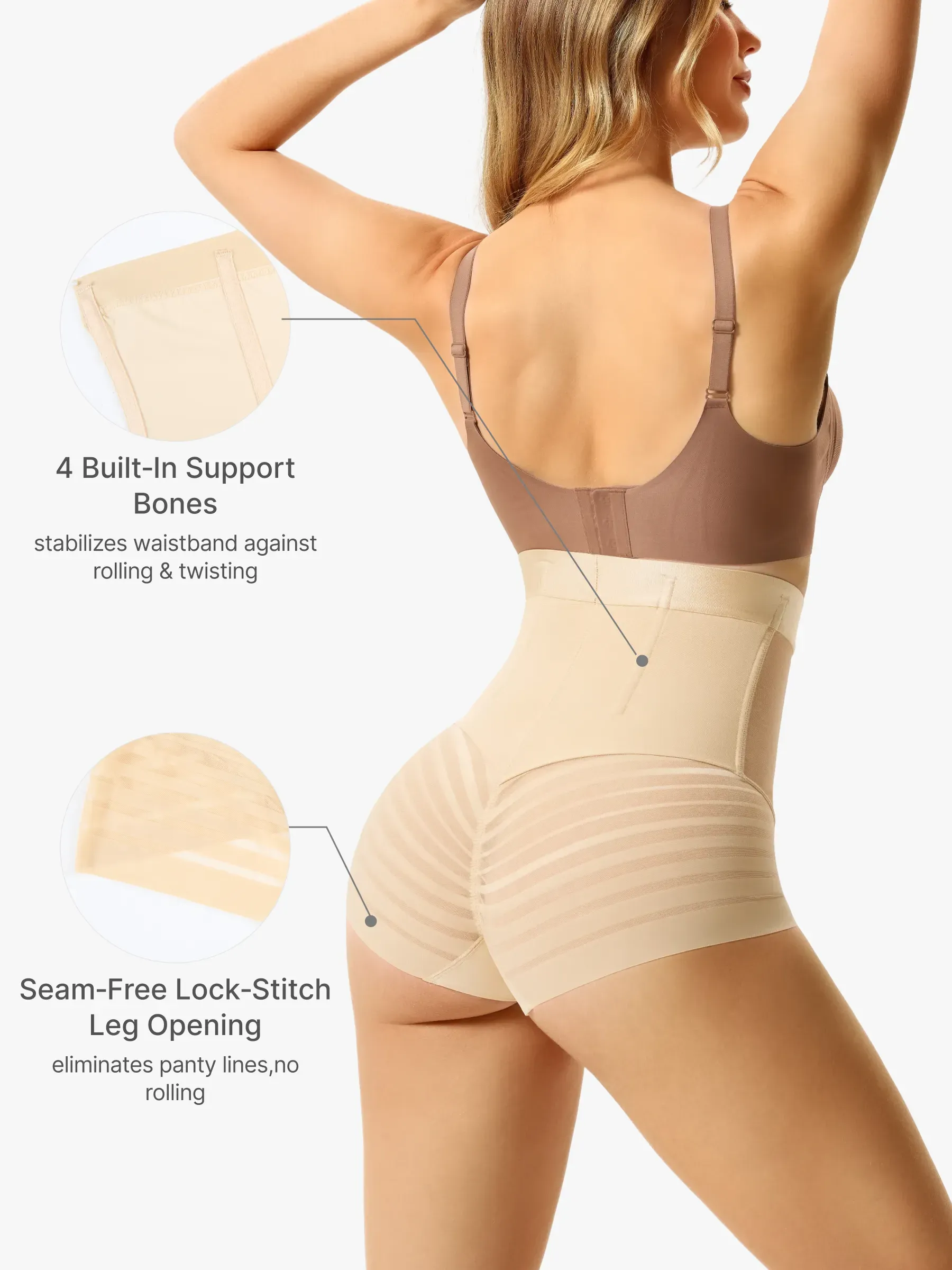 Sheer Mesh Tummy Control Panty