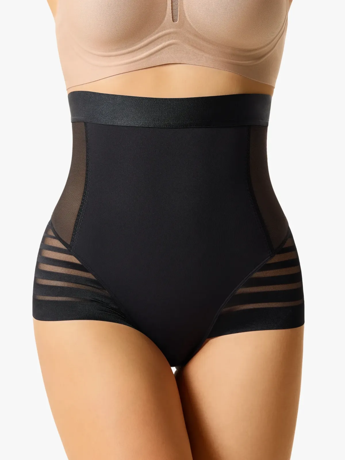 Sheer Mesh Tummy Control Panty