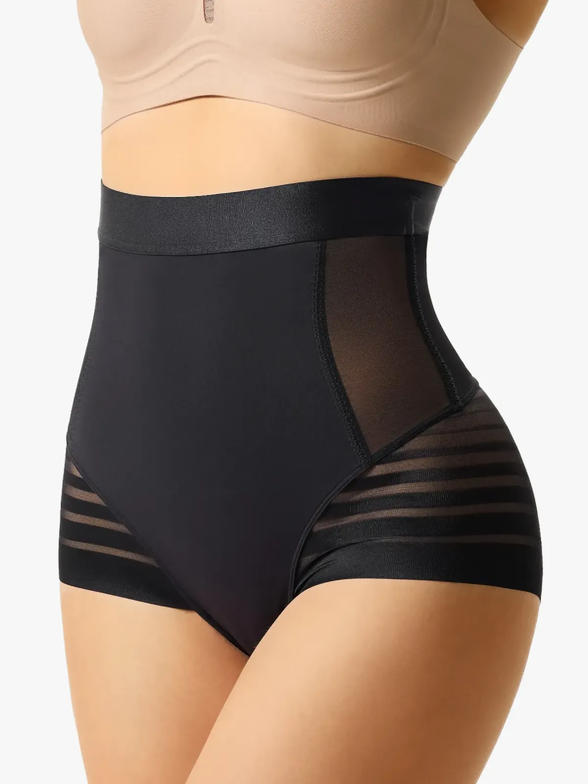 Sheer Mesh Tummy Control Panty