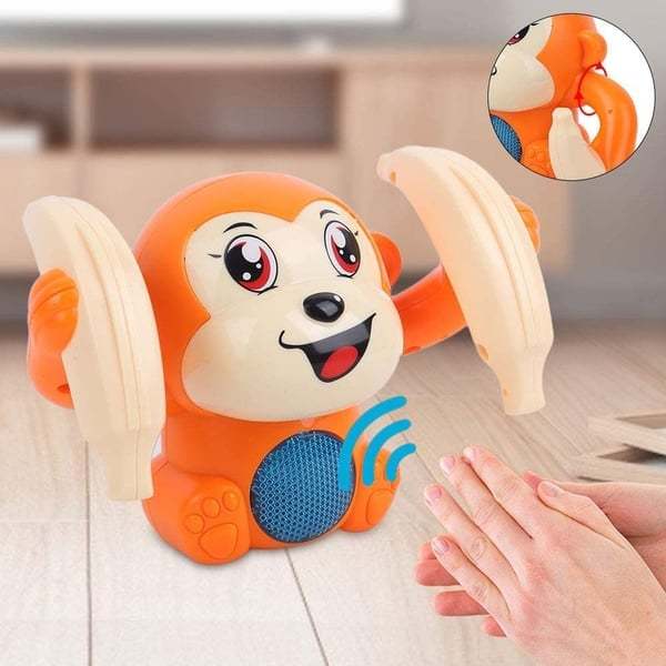 Early infant electric flip and head monkey toys