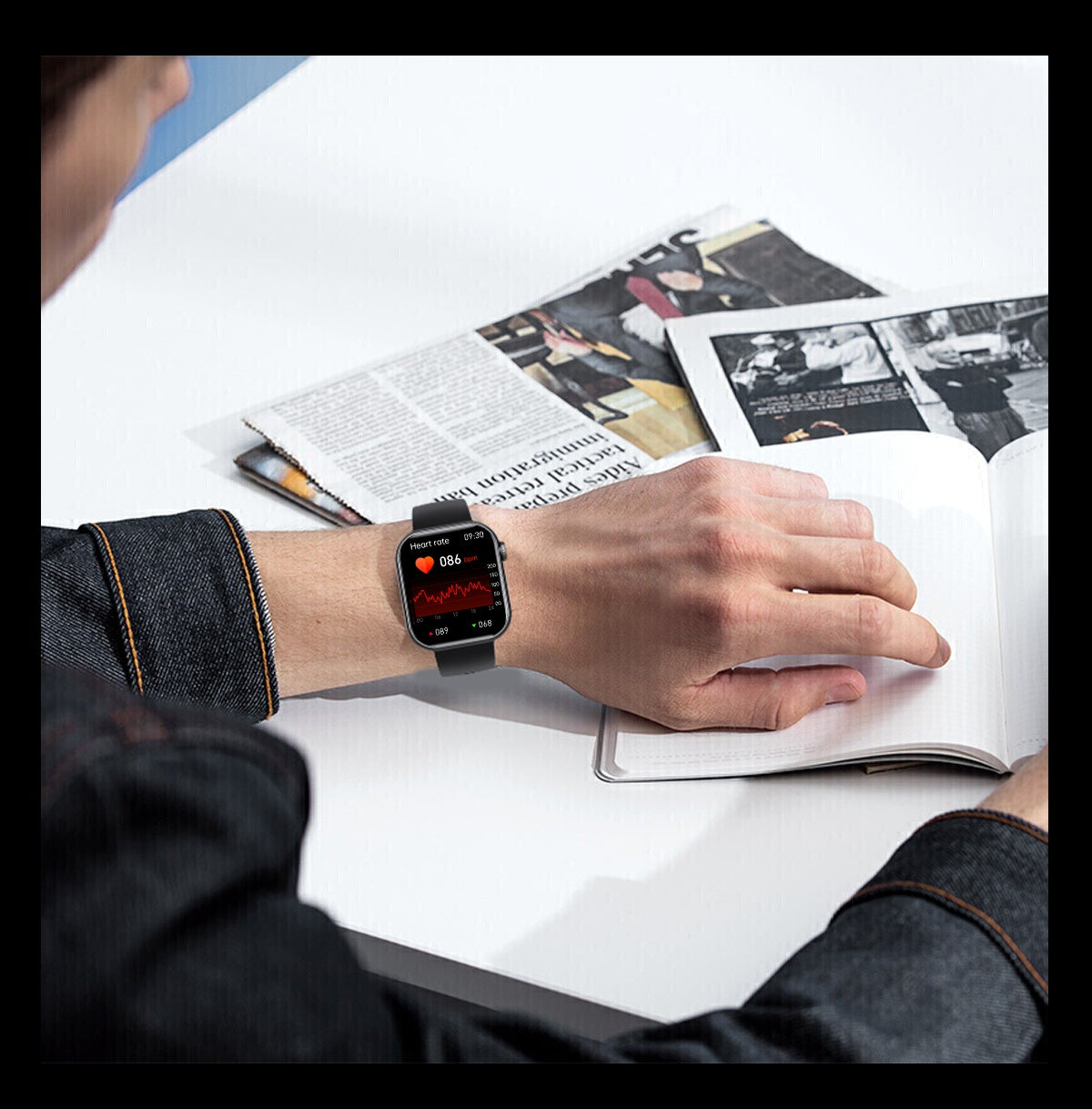 Bearscome BCF57 Blood Sugar Blood Pressure Heart Rate Blood oxygen Sleep Monitoring Waterproof Smartwatch 47 F57 12 18638234 8be6 4a0d affa 5325bef0dbab