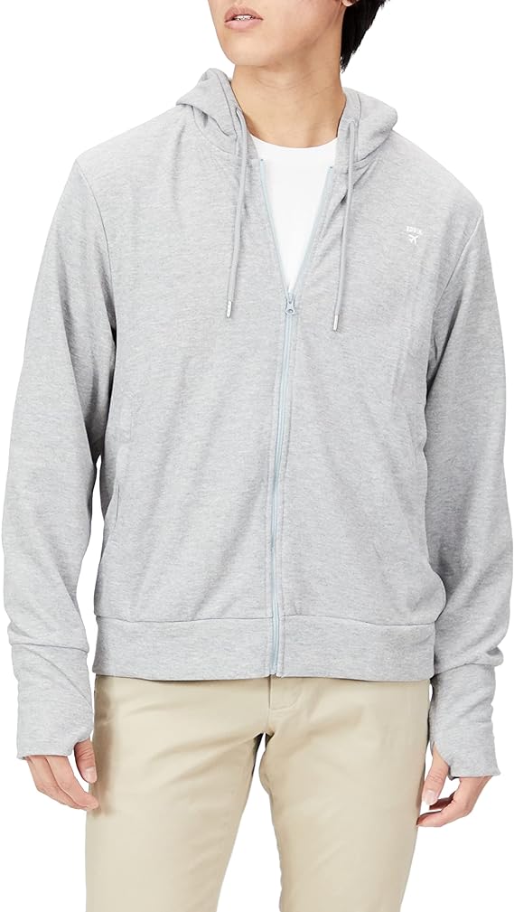 Men's Hooded Sweatshirt, Lightweight, Travel Full Zip Hoodie