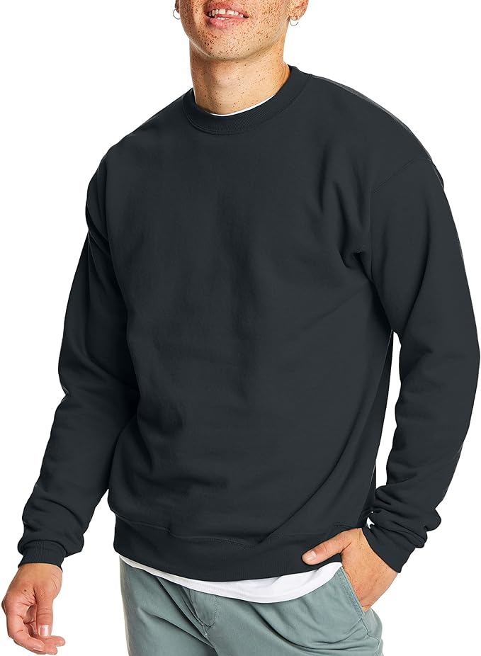 Men's Sweatshirt, EcoSmart Fleece Crewneck Sweatshirt, Cotton-Blend Fl