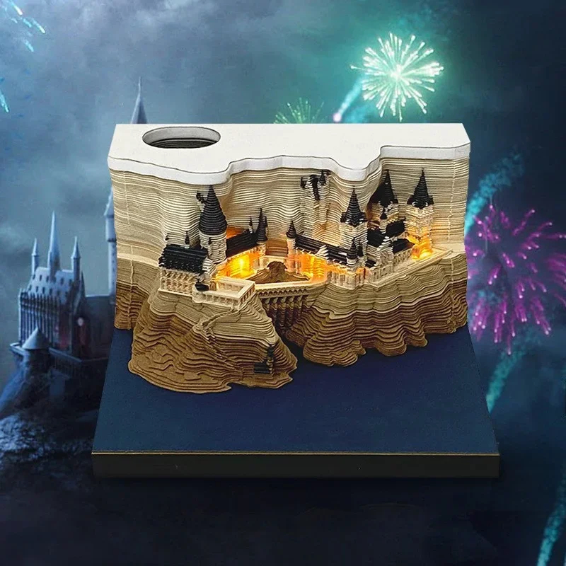 🏰Hogwarts Castle Calendar 2024 With Lights（✨Buy 2 free shipping✨）