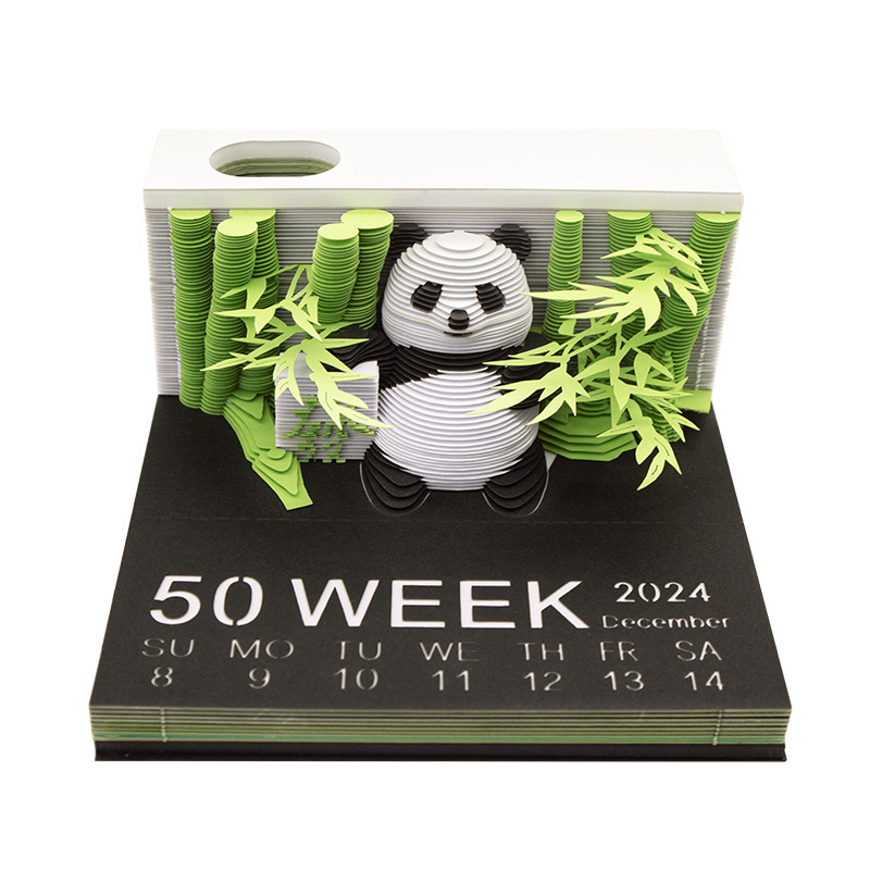 Cute Panda Calendar 2024 With Lights（✨Buy 2 free shipping✨）