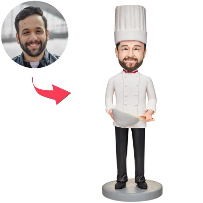 Five Star Chef Custom Bobbleheads With Engraved Text