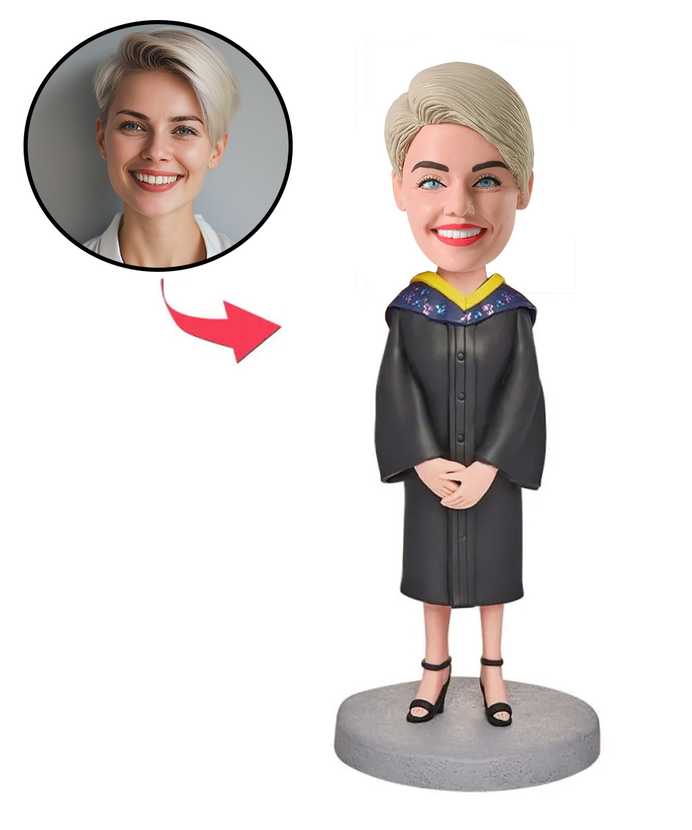 Happy Graduation Girl Custom Bobbleheads
