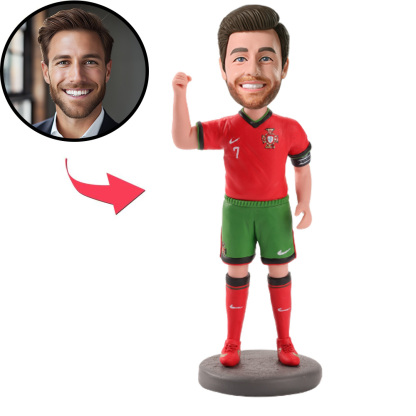 World Cup Portugal  #7  Custom Bobblehead with Engraved Text