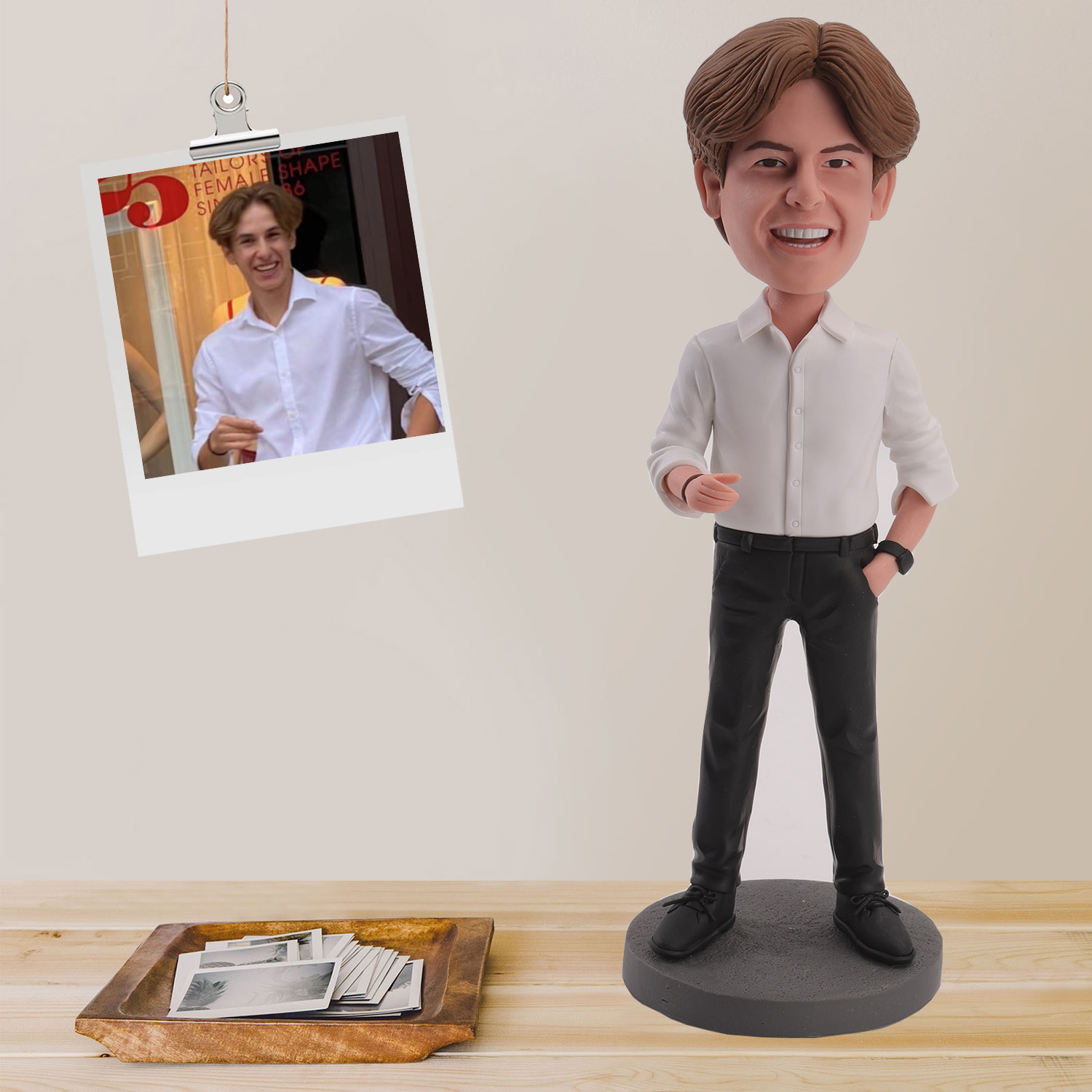 Custom Bobblehead With Engraved Text