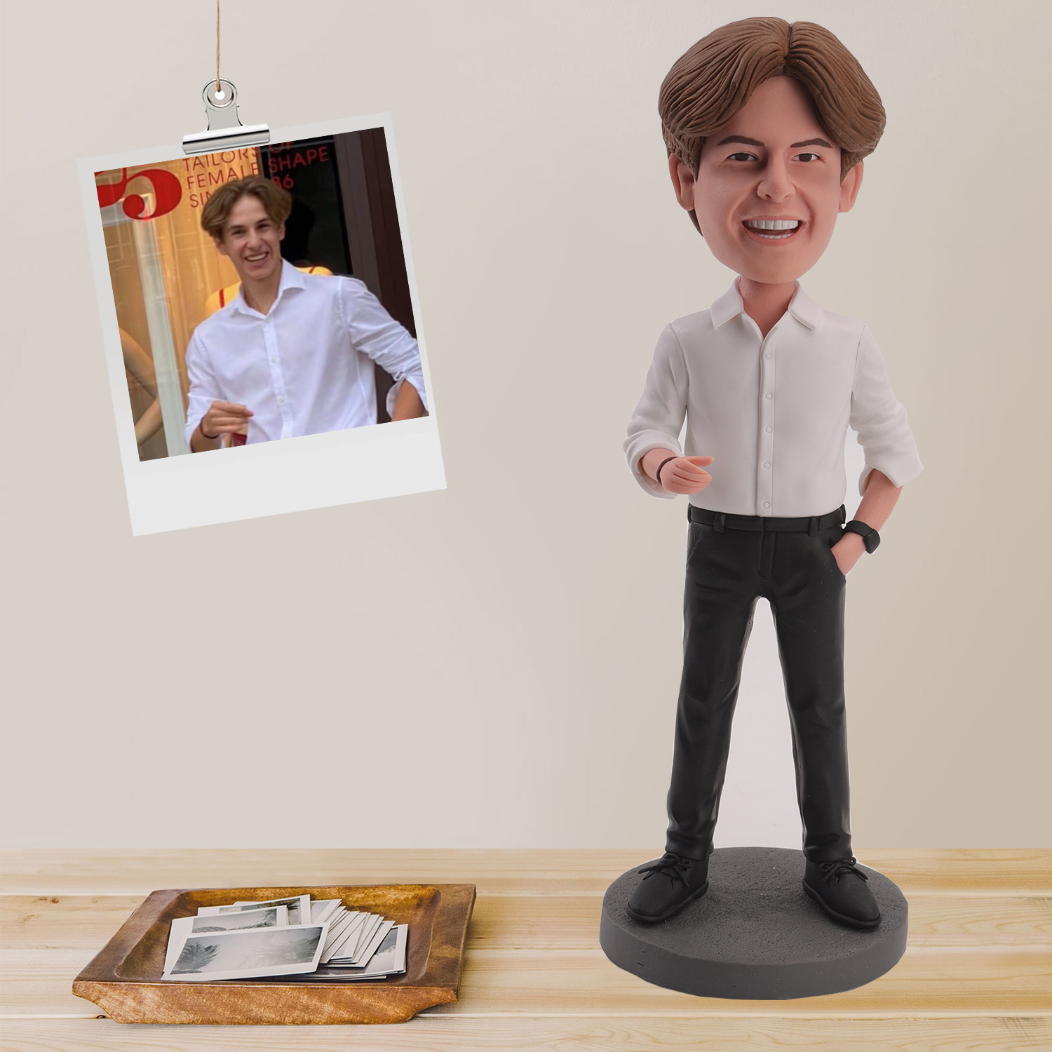 Custom Bobblehead With Engraved Text