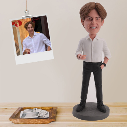 Custom Bobblehead With Engraved Text