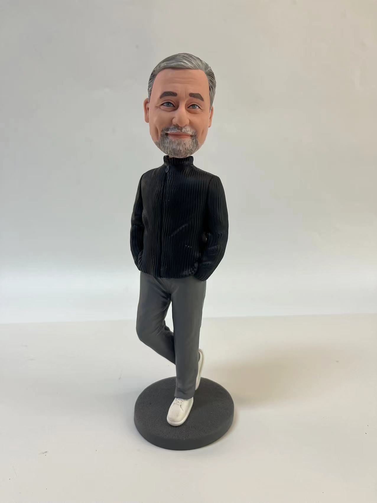 Fully Customizable 1 person Custom Bobbleheads With Engraved Text