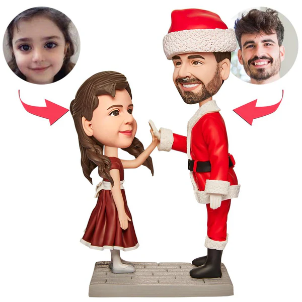Christmas Gift Happy Hand Clapping Custom Bobblehead