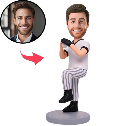 Mini Rugby Player Custom Bobbleheads With Engraved Text