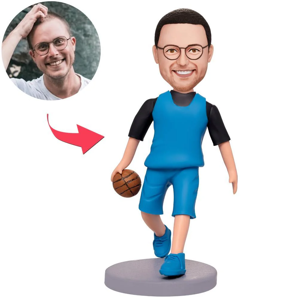 Middle-aged Basketball Player Custom Bobbleheads