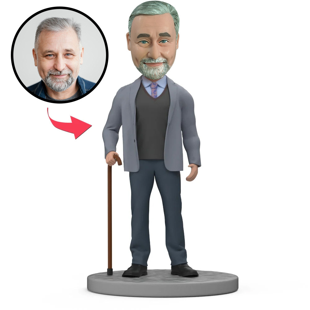 Personalized Bobblehead Gifts for Handsome Grandpa Father's Day