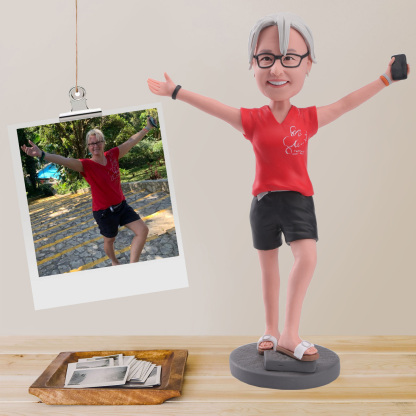 Custom bobblehead  With Engraved Text mother's day  Gift For Mom