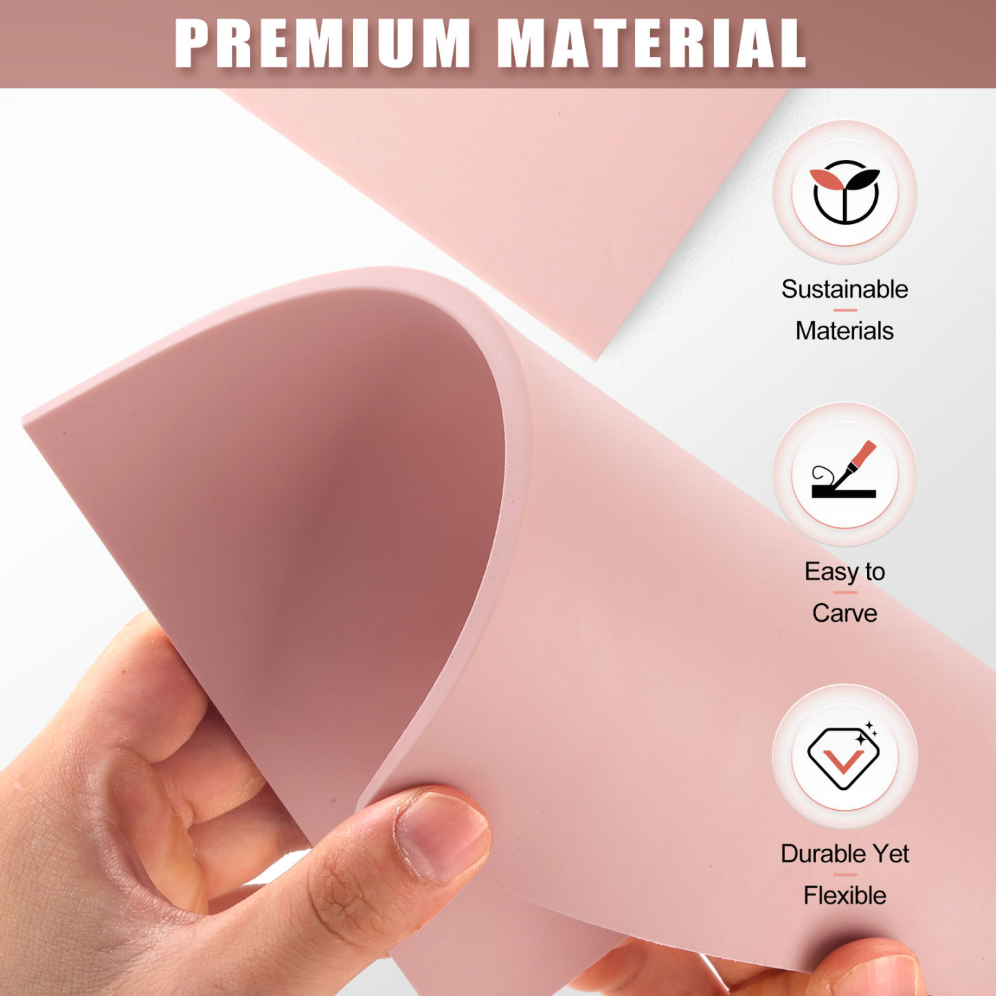 Linoleum Blocks for Printmaking, Stamp Making Carving Linocut Kit for Kids DIY Gift, Rubber Stamp Carving Screen Printing Kit with 4 Colors Block Printing Ink, Rubber Block, Linocut Tools