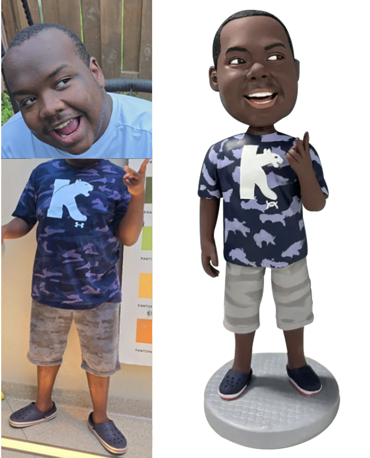 Custom Irisa and King Darius Bobblehead  darius bobbleheads with Engraved Text