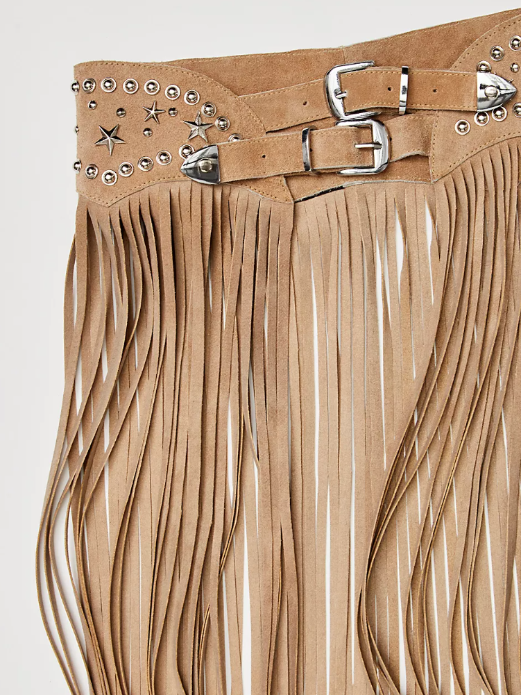 Western Cowboy Tassel Belt