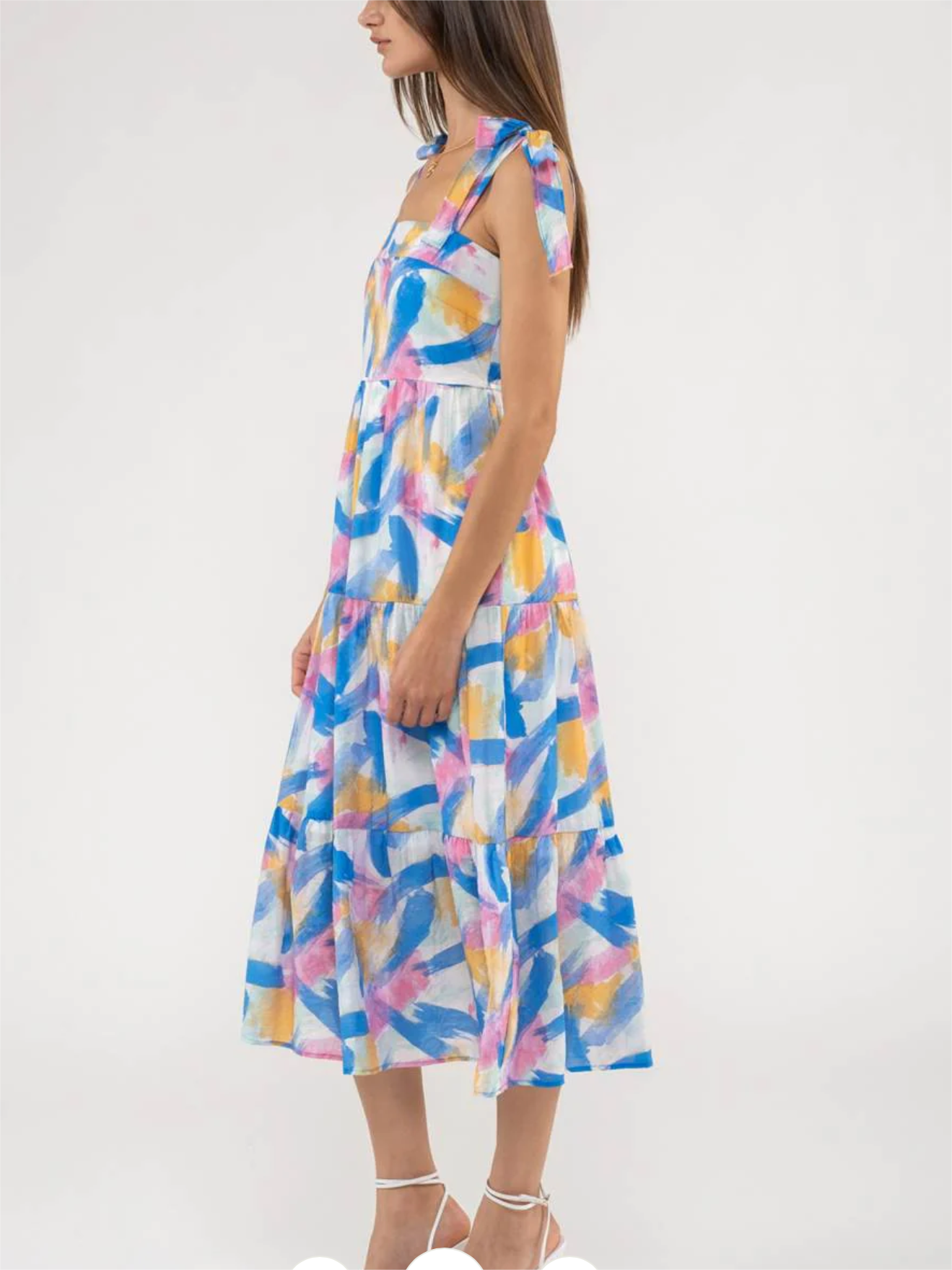 Blue Bow Tie Dress