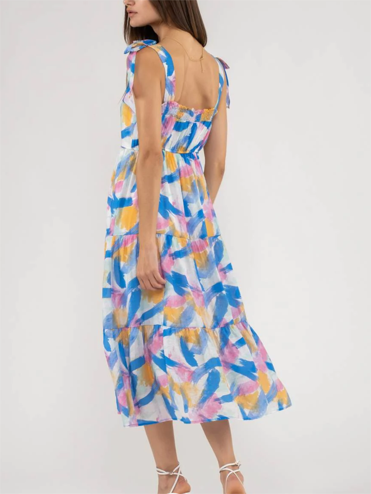 Blue Bow Tie Dress