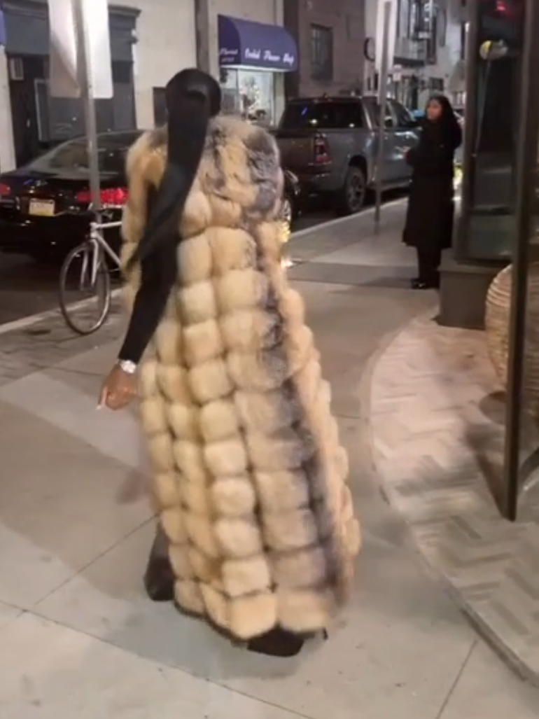 Women's Fox Fur Hooded Vest