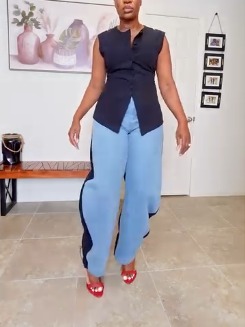 Women's Fashion Design Barrel Jeans