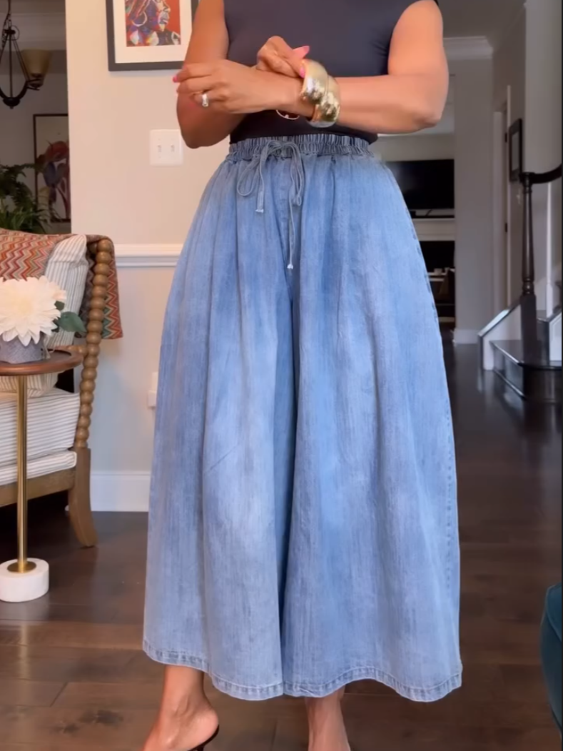 Women's Casual Wide Leg Jeans