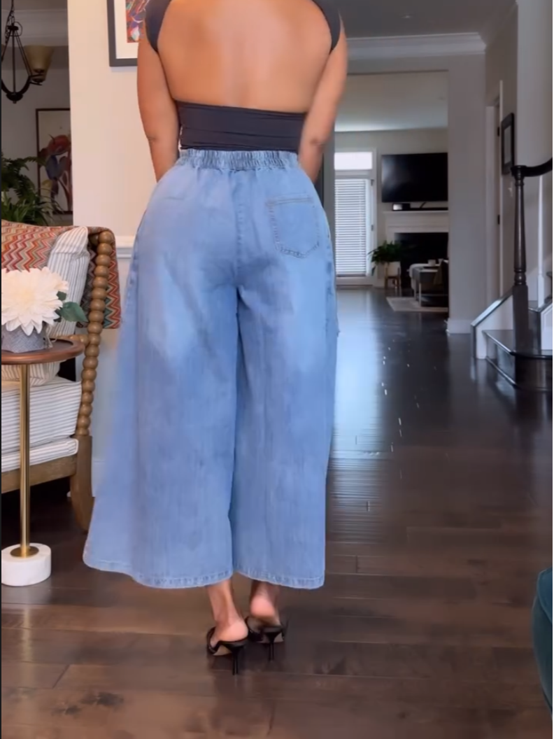 Women's Casual Wide Leg Jeans