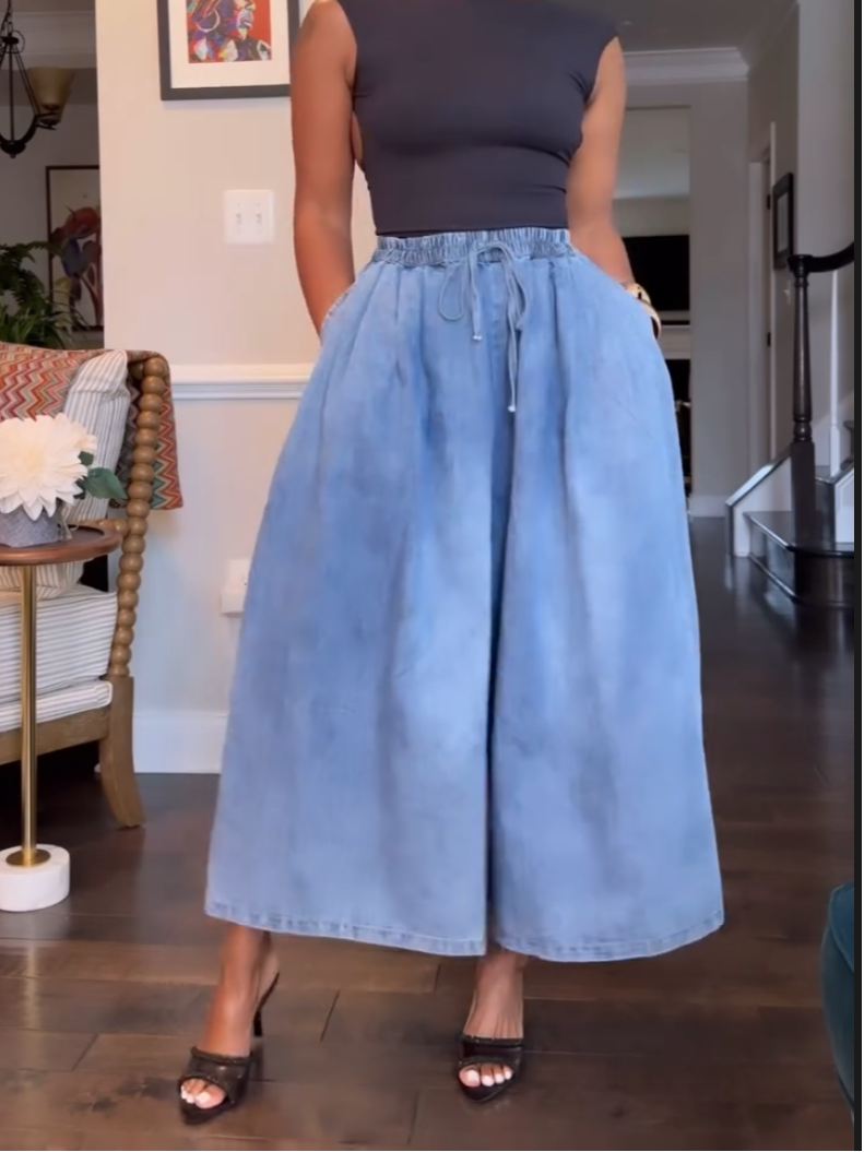 Women's Casual Wide Leg Jeans