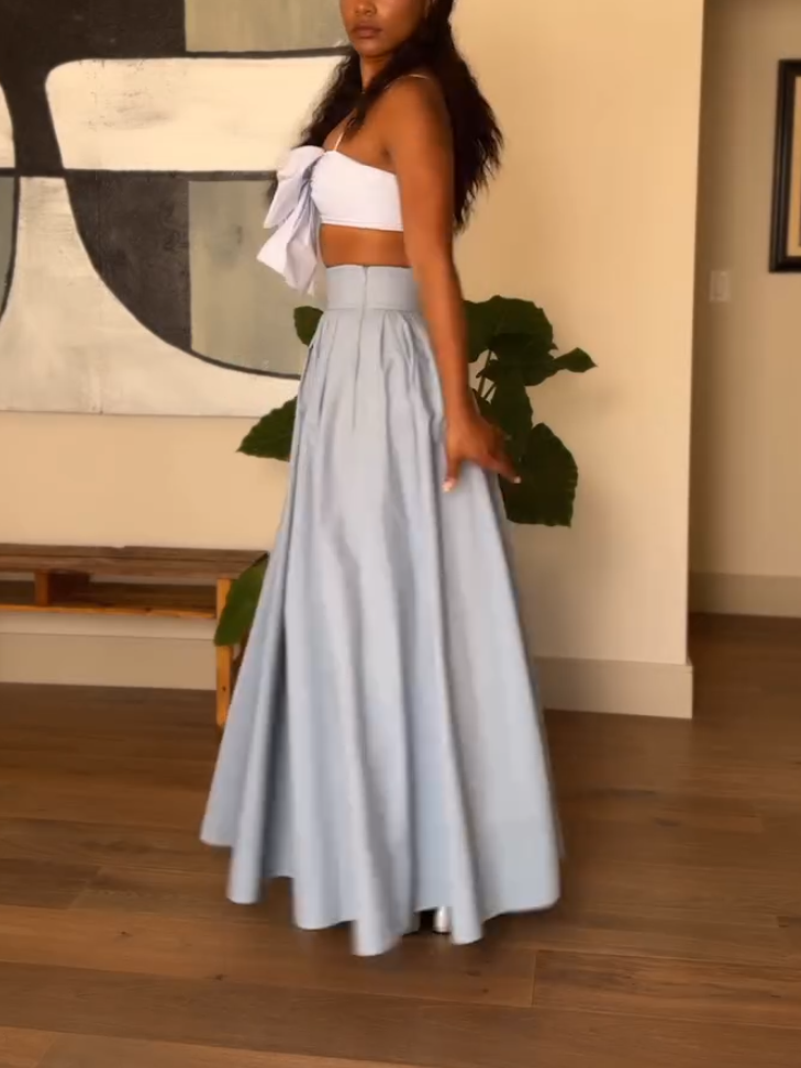 Stunning Bow Sling Two-piece Set