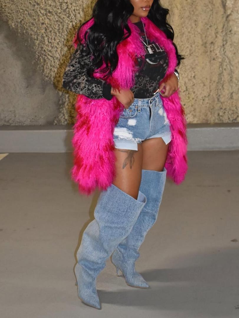 Elegant Pink Short Vest